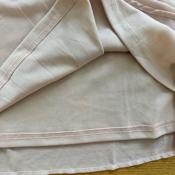 Lulu's Blush Pink V-Neck Dress (S) - Picture 8 of 12